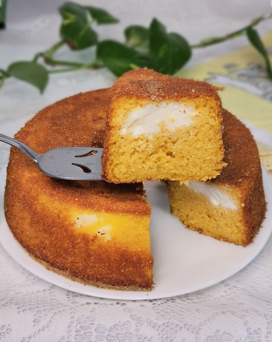 Bolo de Milho com Requeijão Cremoso